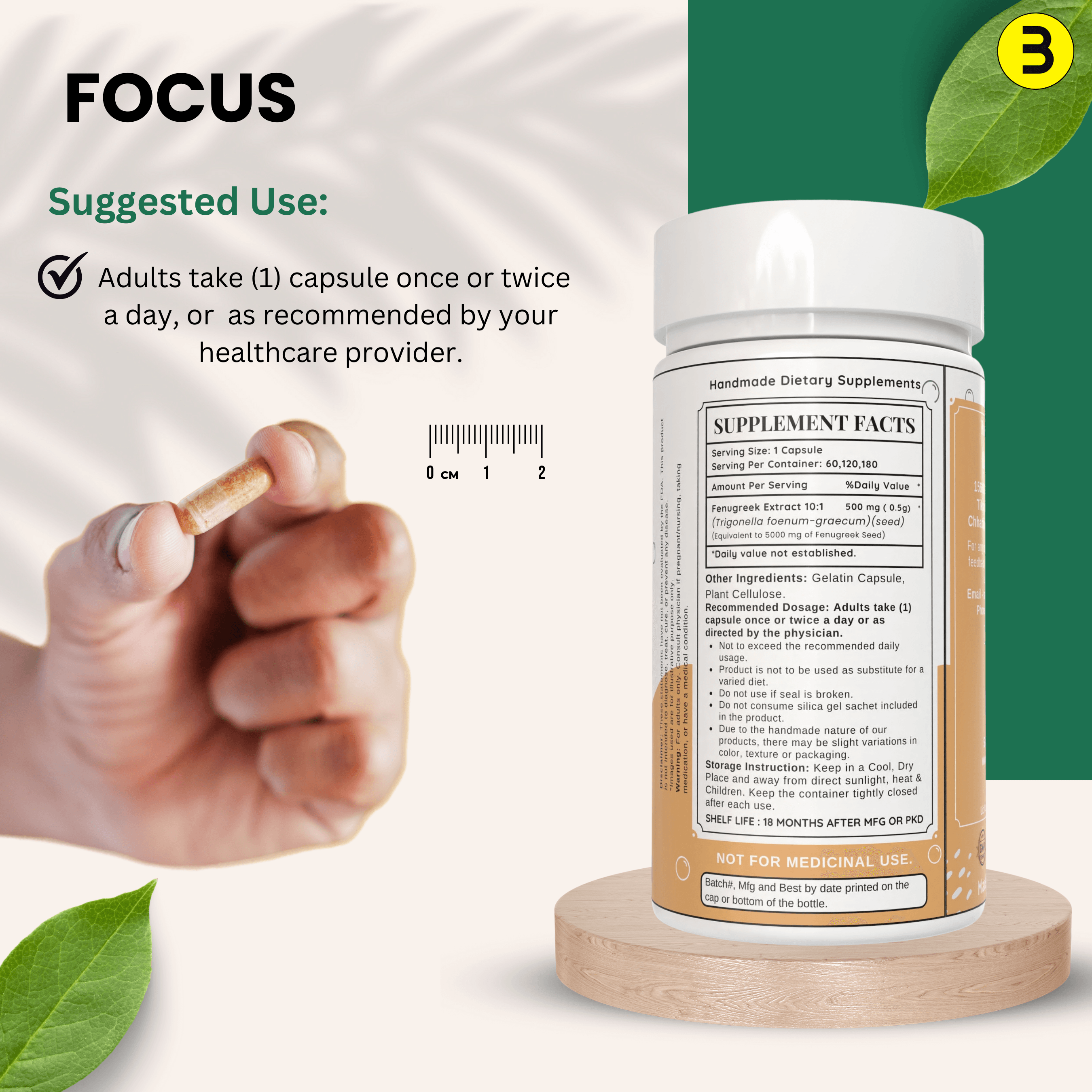 Bloofah Fenugreek Seed Capsules 5000mg | 100% Natural Fenugreek Seed Extract 10:1 (Trigonella foenum-graecum) Herbal Supplement for Overall Health Well-Being | Non-GMO, Gluten Free - Bloofah